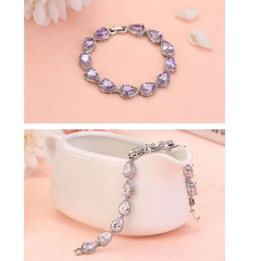 

Bohemian Birthday Gift Bracelet Zircon Vintage Tennis Necklace for Women Birthstone