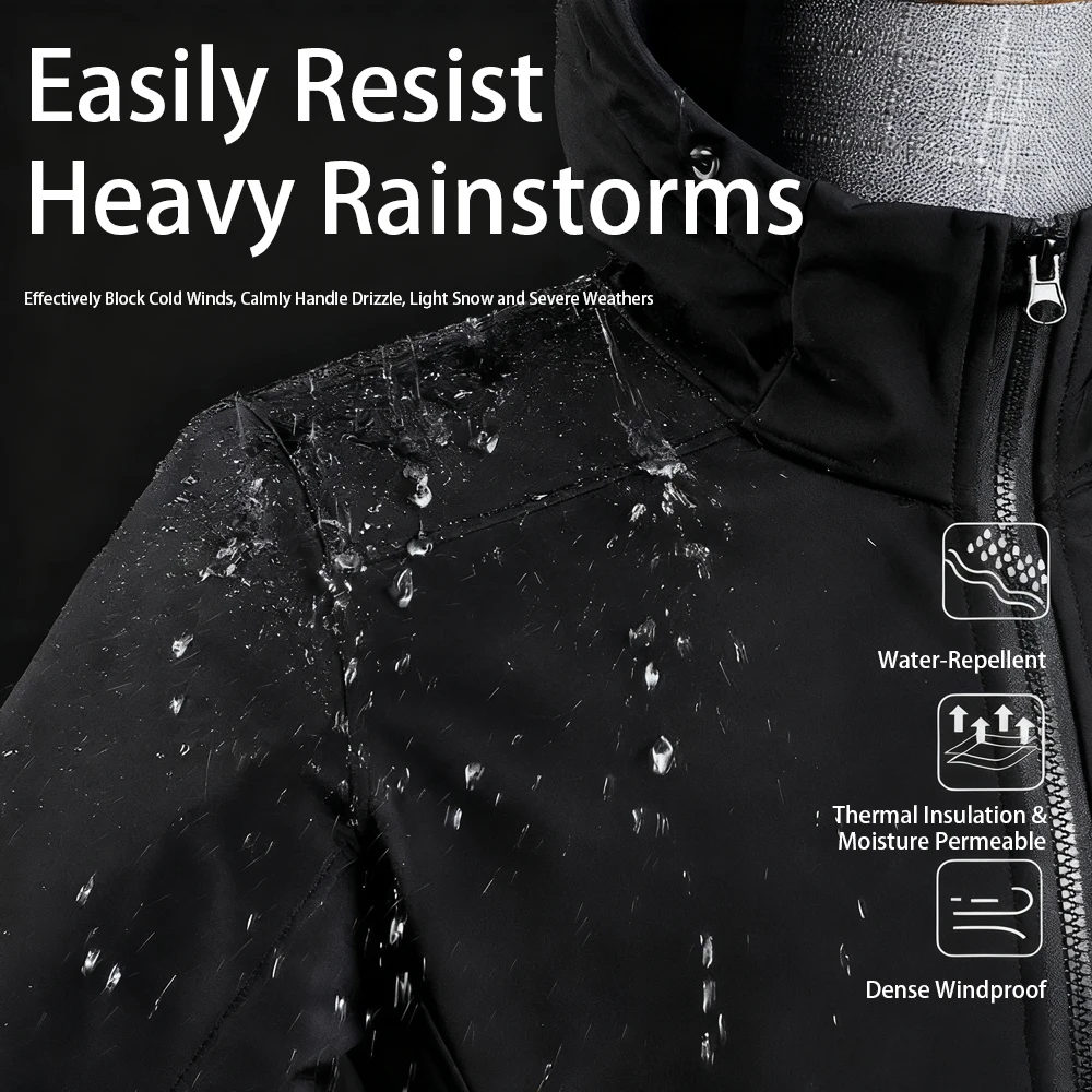 سترة واقية خفيفة الوزن - سترة مقاومة للماء وجيدة التهوية لركوب الدراجات والمشي لمسافات طويلة والتخييم والأنشطة الخارجية #4