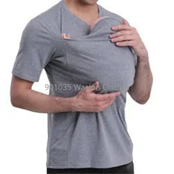 ฤดูร้อนเสื้อ Kangaroo Dad Mom Multifunctional เสื้อผ้า Soothing เสื้อเสื้อยืดเสื้อกั๊กเด็ก TShirt