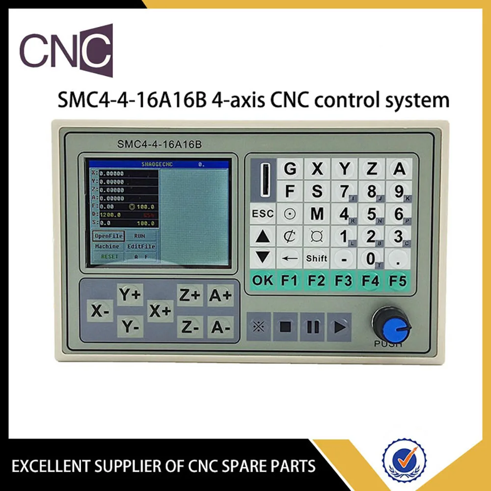 Offline 4/5 axis CNC motion control system engraving machine controller SMC4-4-16A16B SMC5-5-N-N supports RTCP standard G code