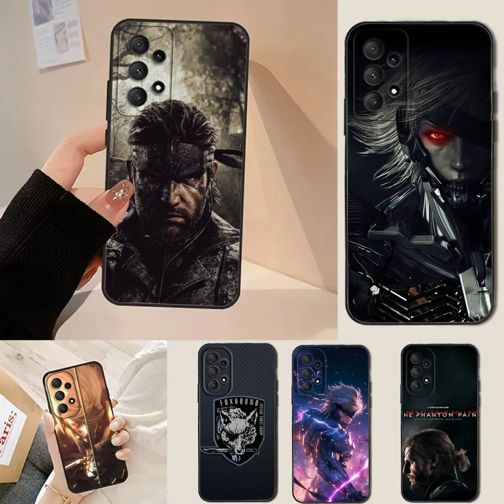 

Game Metal Gear Solid Phone Case For Samsung Galaxy A13,A21s,A22,A31,A32,A52,A53,A71,A80,Soft Black Shell