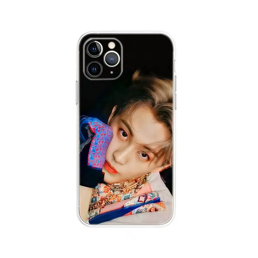 حافظة هاتف Kpop Mark Lee N-Nct لهاتف iPhone 17,16,15,14,13,12, Mini,11,Pro,Max,Plus,Air,X,XR,XS,8,SE,2020, غطاء شفاف