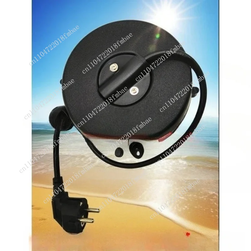 5-meter European Standard Male and Female Power Cord Automatic Retractable Reel