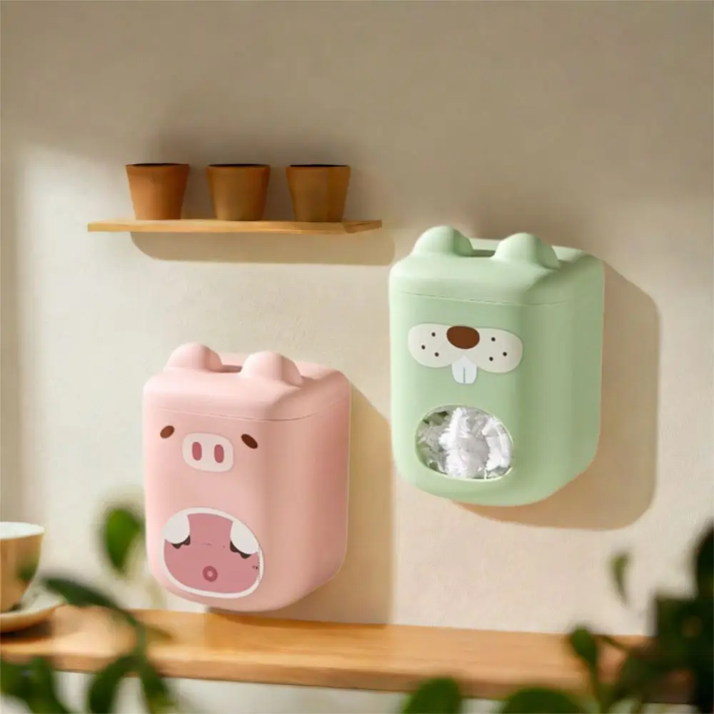

Cartoon Filter Storage Box Dustproof Extractable Kitchen Storage Box Large Capacity Wall Mounted Disposable Filter Screen