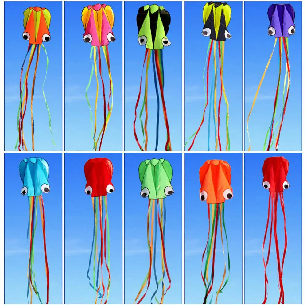 3PCS Colorful Easy To Fly Line Board 100g Hit Of The Season Long Tail Colorful Kite With Long Tail Outdoor Activities