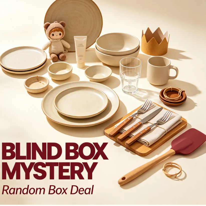 Cozy Dining Tableware Blind Box Unexpected Random Surprise Blind Box