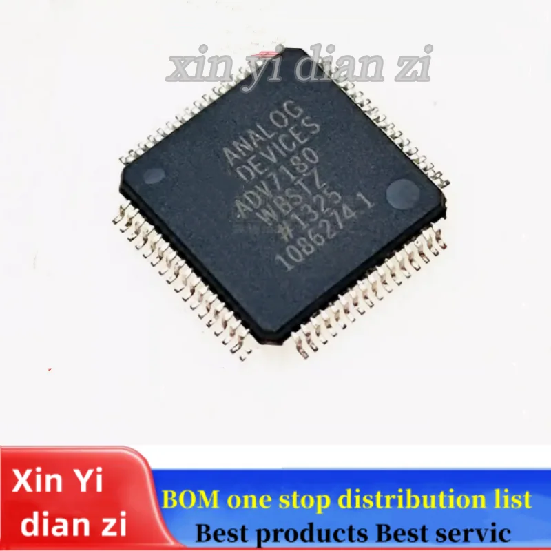 3pcs/lot ADV7180WBSTZ ADV7180 IC VIDEO DECODER 64LQFP ic chips in stock