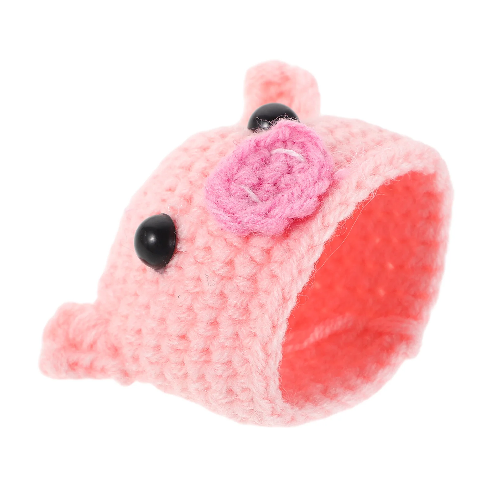 

Knitted Banana Hat Mini Crochet Fruit Cap For Freshness Keeping Reusable Mini Beanie Holiday Party Decor Small Craft Hats