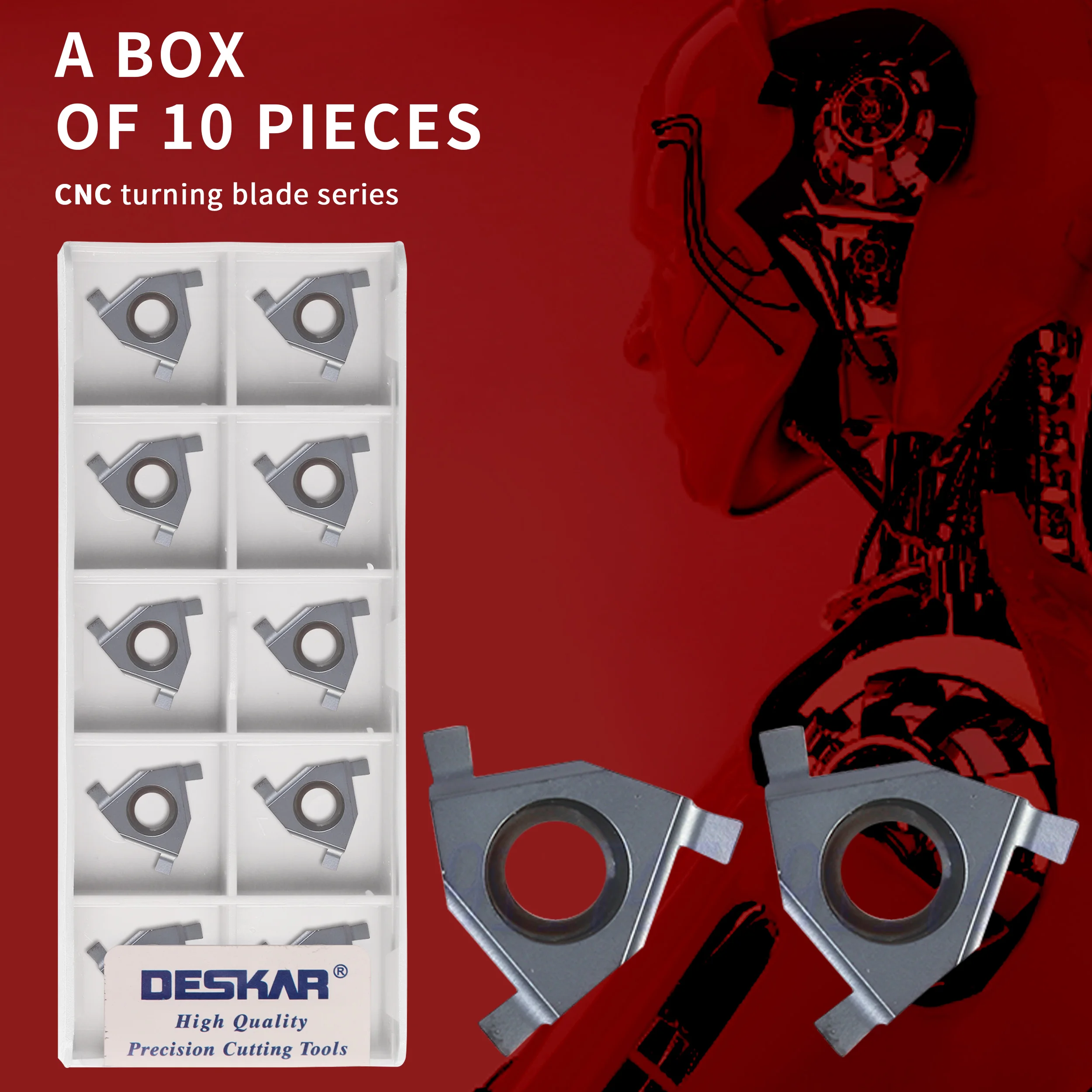 16ER/IL 2.0 LDA 2.1/2.2/2.25/2.3/2.4/2.5/2.6/2.7/2.8/2.9/3.0 tornio CNC Paperback inserto esterno in metallo duro