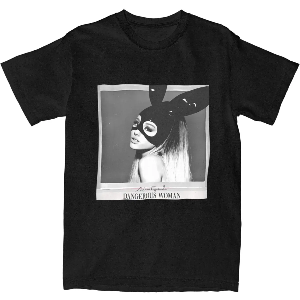 

Singer Ariana Grandes 2024 Music Tour T Shirt Mens Concert 100% Cotton T Shirts Summer Round Neck Hippie Tee Shirt Oversize Tops