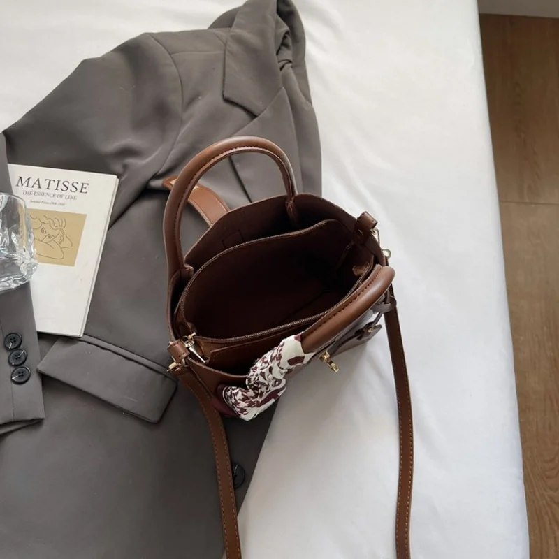 

Модная кожаная сумка через плечо для женщин - известная дизайнерская женская сумка через плечо, элегантные сумки