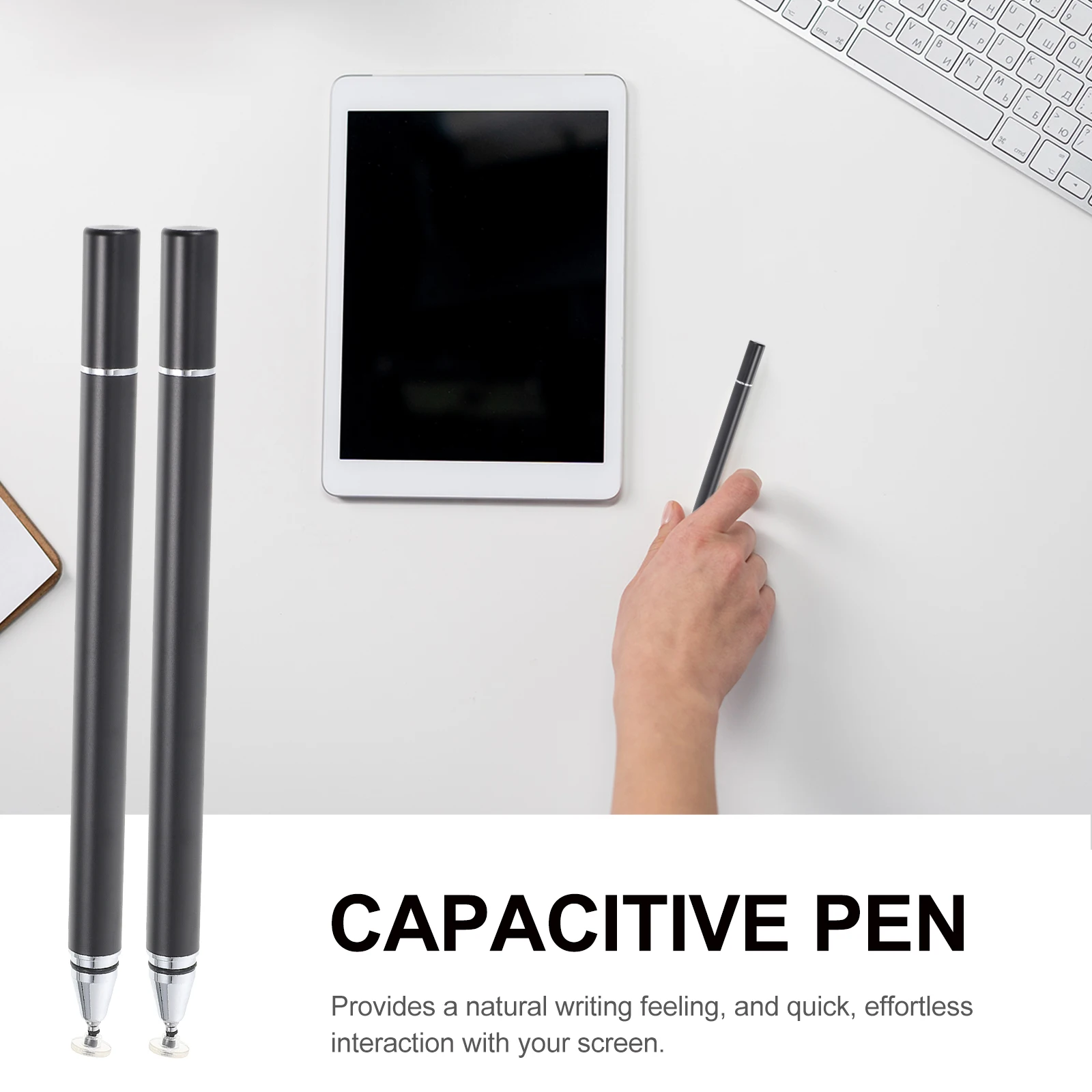 

Stylus For Touchscreen Capacitive Pen Aluminum Alloy Tablet Smartphone Precision Writing Tool Portable Universal
