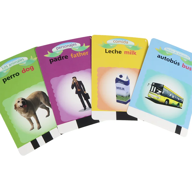 Giocattoli per l'apprendimento della scheda flash per l'educazione precoce Flashcard parlanti per bambini Giocattolo regalo per macchina audio elettronica inglese in età prescolare