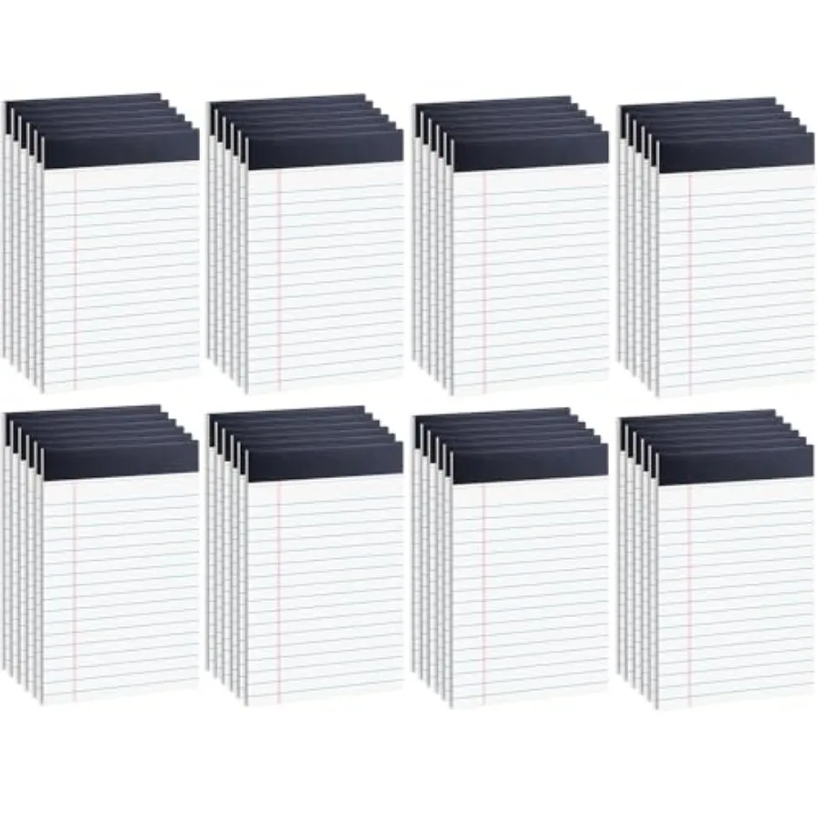 

Pack Legal Pads Bulk Inch White Notepad Note Pads College Ruled Perforated Memo Pad for Work Study Daily Note Taking List Lined