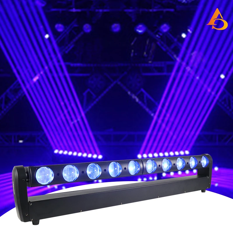 LED 10x40W  Moving Head RGBW Beam Light For Concert Disco Show Stage Light Stage Light Effect Professional Strong Power