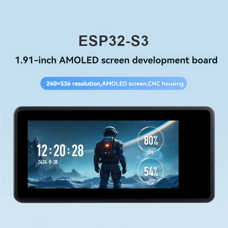 superior-esp32-s3-amoled-191-inch-touch-screen-development-board-dual-core-supports-24ghz-wi-fi-bluetooth-development-board