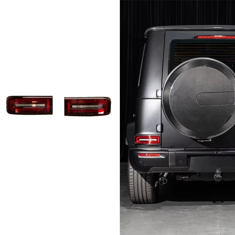 2025 جديد G فئة LED الذيل مصباح الضوء الخلفي الأحمر لمرسيدس W465 السيارات سيارة الضوء الخلفي ملحق