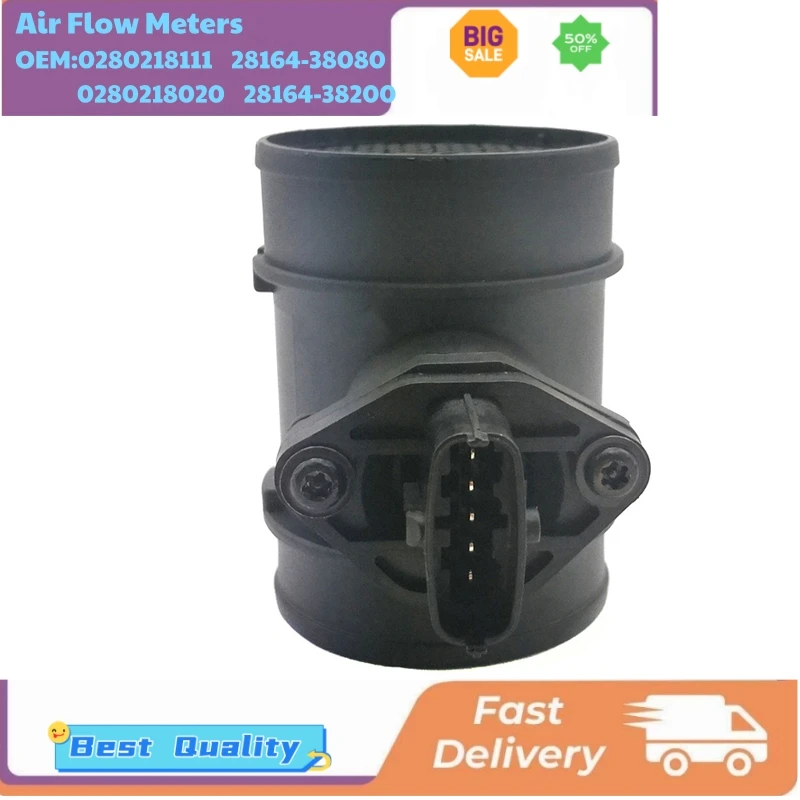 

0280218111 0280218020 28164-38200 28164-38210 0280218021 28164-38080 Air Flow Meters for Hyundai Santa Fe Sonata 2.4L 2001