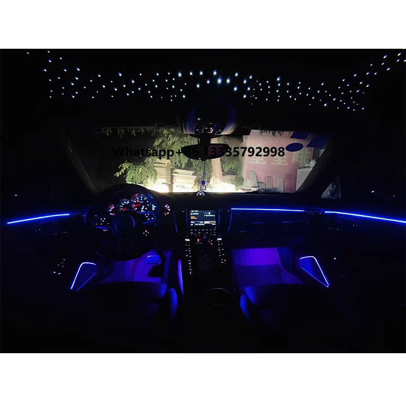 For Porsche 2009-2017 Car Modification Panamera 970 Cayenne 958 Interior Atmosphere Lights Door Lighting Car Light Accessor