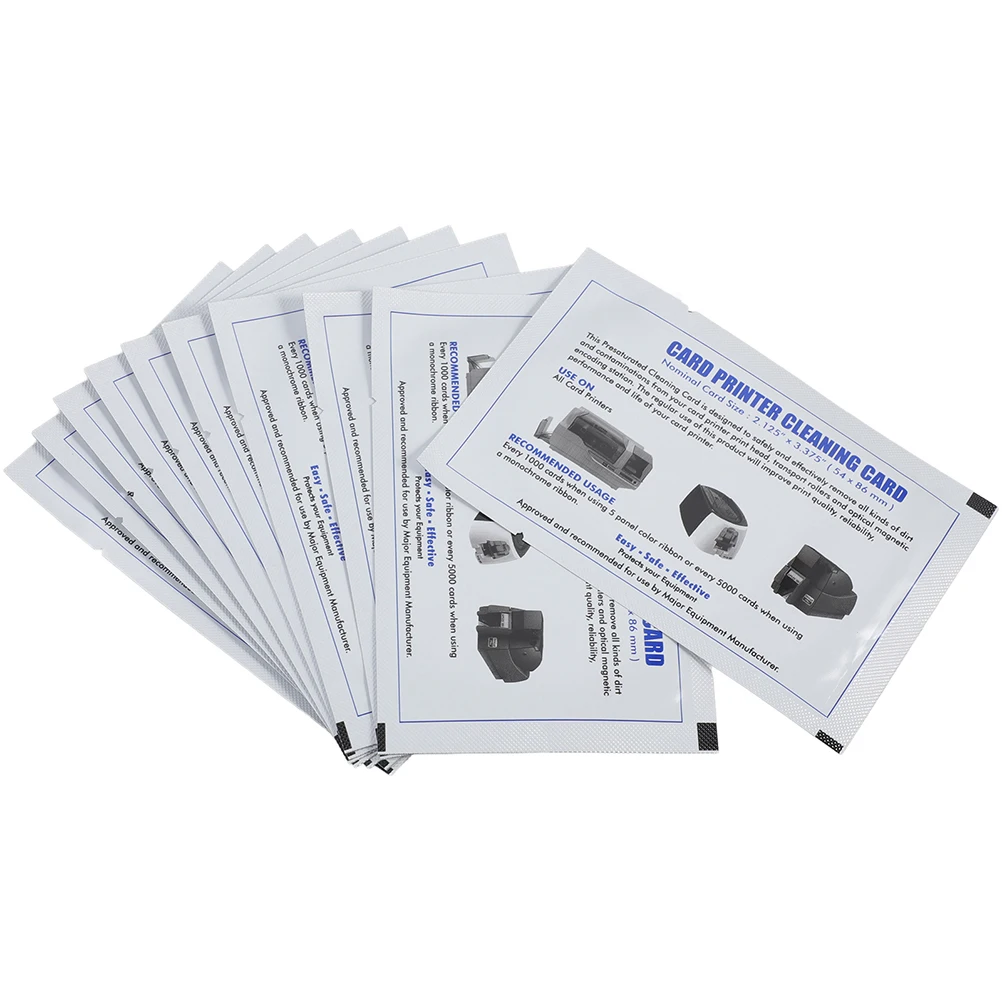 

20 Pcs Terminals Cleaning Card Vending Machine Steam Cards Cleaner Reader Pos Reading Equipment Writer