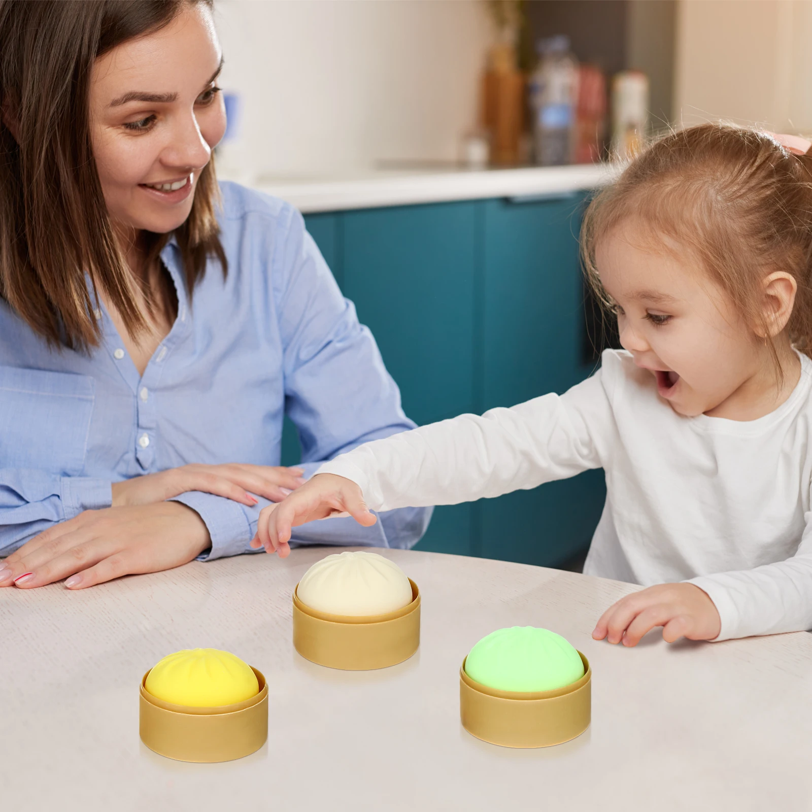 

3 Pcs Stress Relief Toy Pinch Music Colorful Sensory Toys Ball Relaxing Fidget Squeeze for Kids Balls