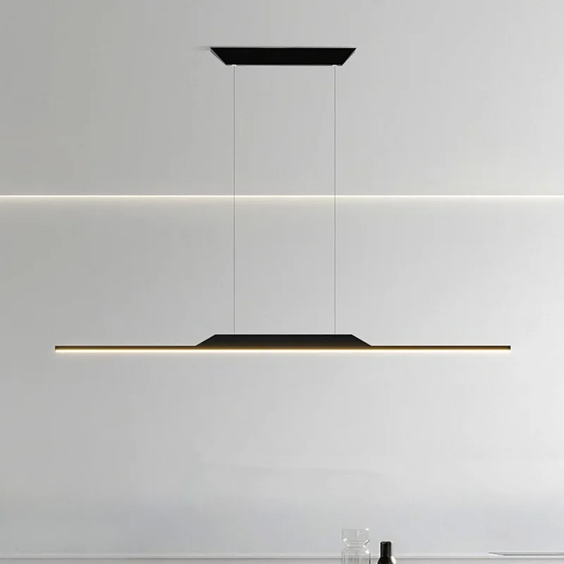 Linear pendant light For Dining table Kitchen island lighting fixtures Nordic designer light Hanging Lamps Lighting Fixture