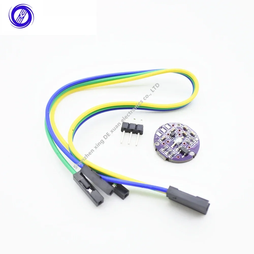 Kit Sensor de Pulso Módulo de Freqüência Cardíaca Pulsesensor com Encaixe