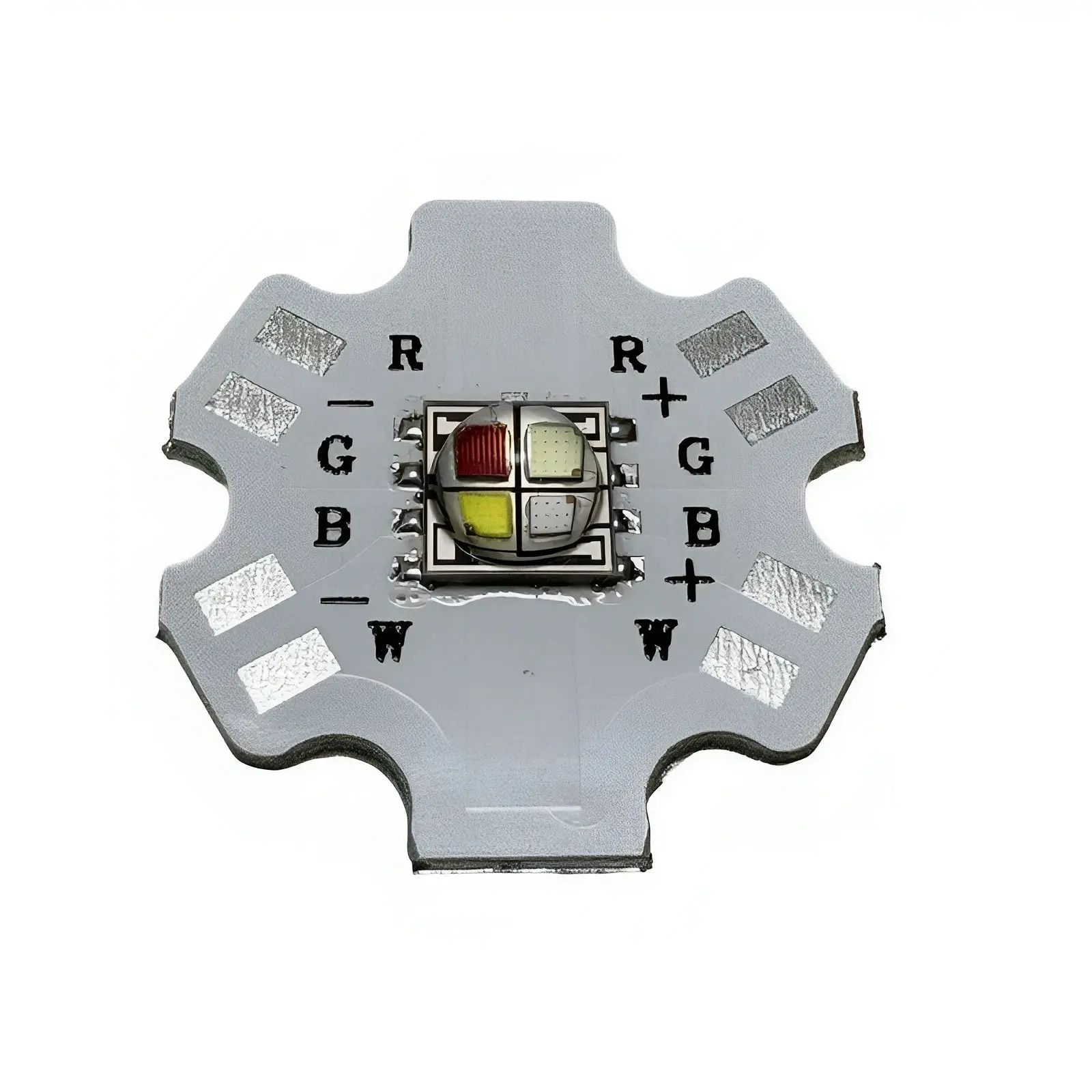50pcs 12W LED RGBW SMD 5050 Chip High Power Welding 20mm PCB Flashlight /Car/Bicycle Lamp/Project /Headlight Aluminum Substrate