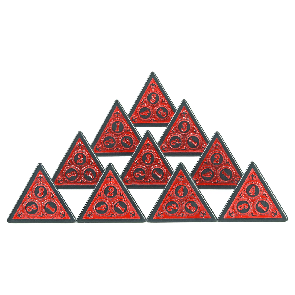 DND 多面体 D4 サイコロセット 10 個 4 面ゲームサイコロ DND RPG ロールプレイングテーブルゲーム用