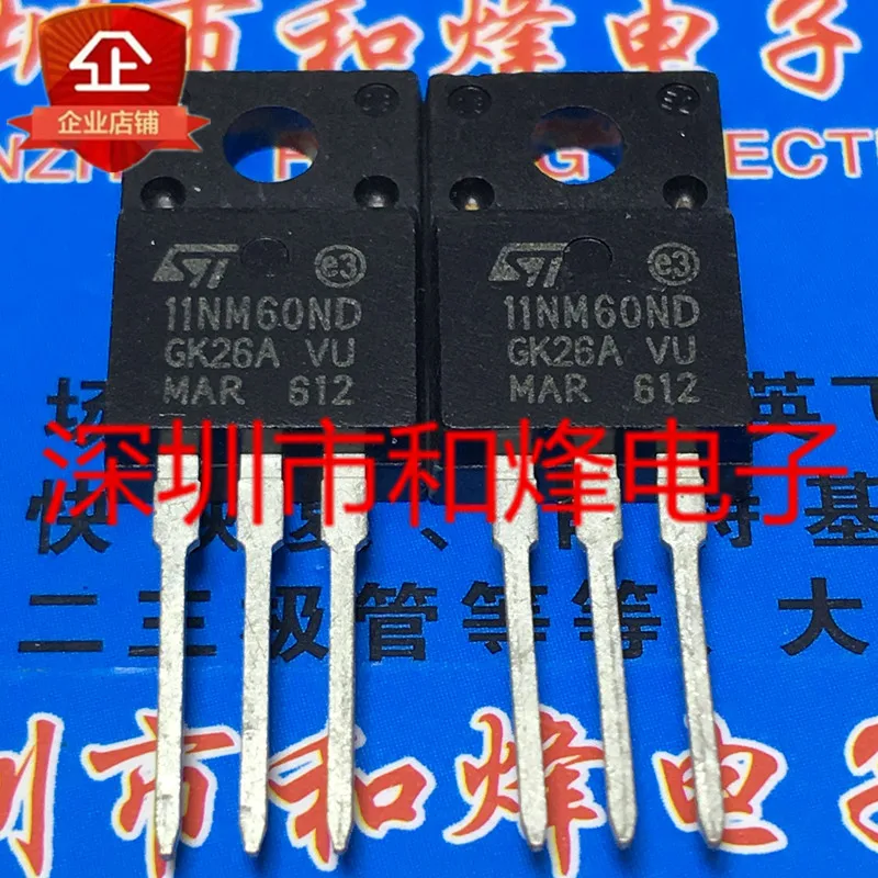 

Original 6PCS/lot STF11NM60ND 11NM60ND TO-220F 650V 10A