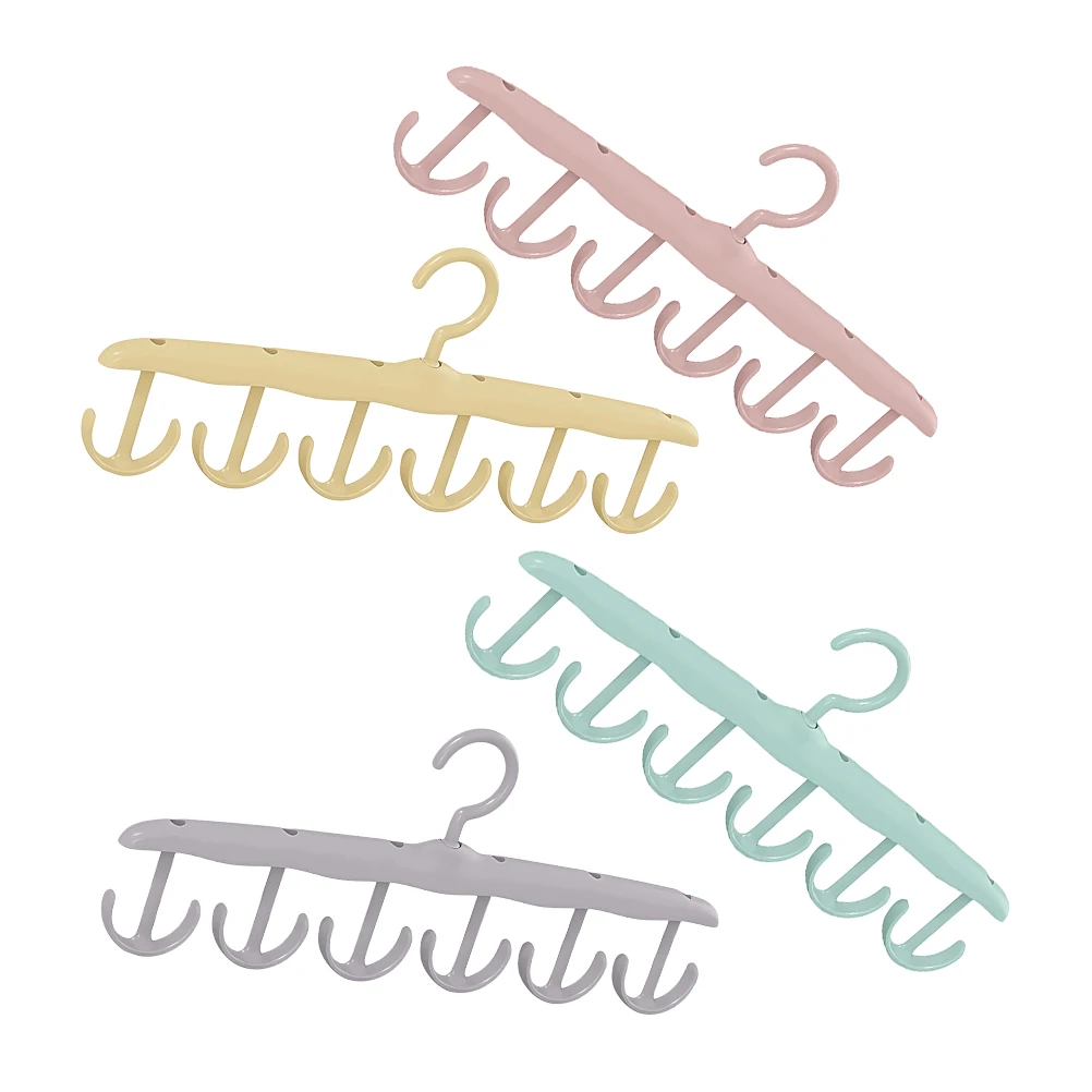 

4pcs Hangers Scarf Rack Women PP Belt Racks Closet Trouser Pants Organizer Wardrobe Accessories