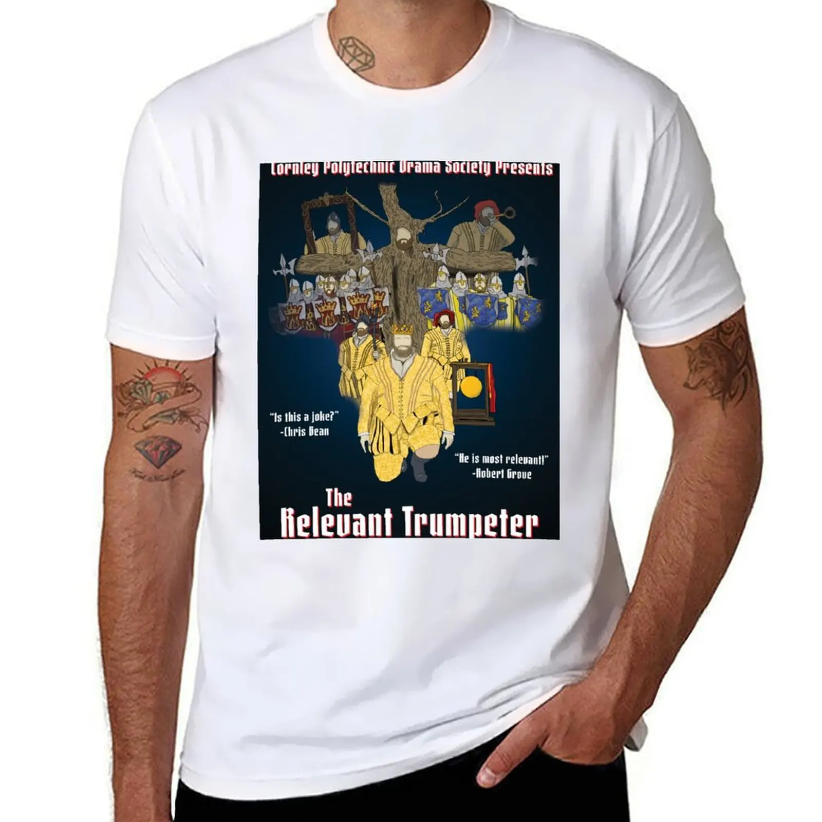 The Relevant Trumpeter Movie Poster T-Shirt quick drying sweat men t shirts high quality