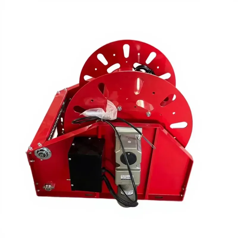 1-inch 50-meter Customized Electric Hose Reel Pipe Baler Remote Control 220V 1.6MPa Petroleum Service Equipment.