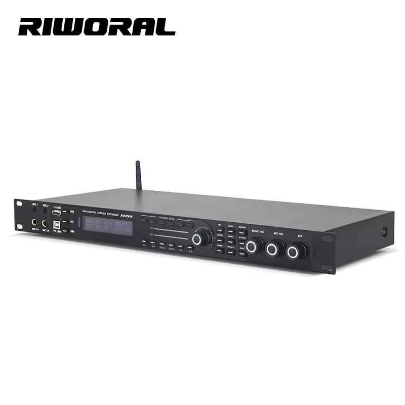 2026 KX800 efectos de Karaoke profesionales transmisión de fibra óptica/función de sintonización de computadora/compatible con reproducción USB