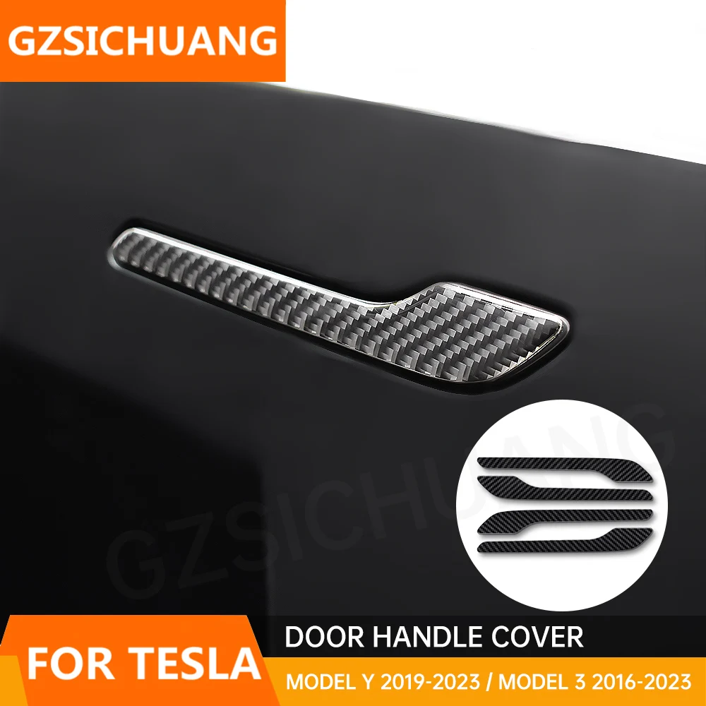 

Car luminous Door Handle Protection Sticker For Tesla Model 3 Model Y 2017 2018 2019 2020 2021 2022 2023 2024 Car Accessories
