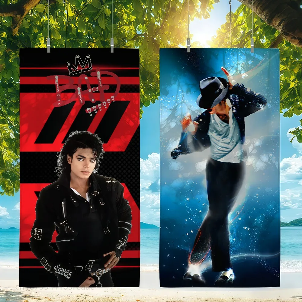 Singer Michael Jackson Towel Quick Dry Soft Beach Swim Gym Yoga