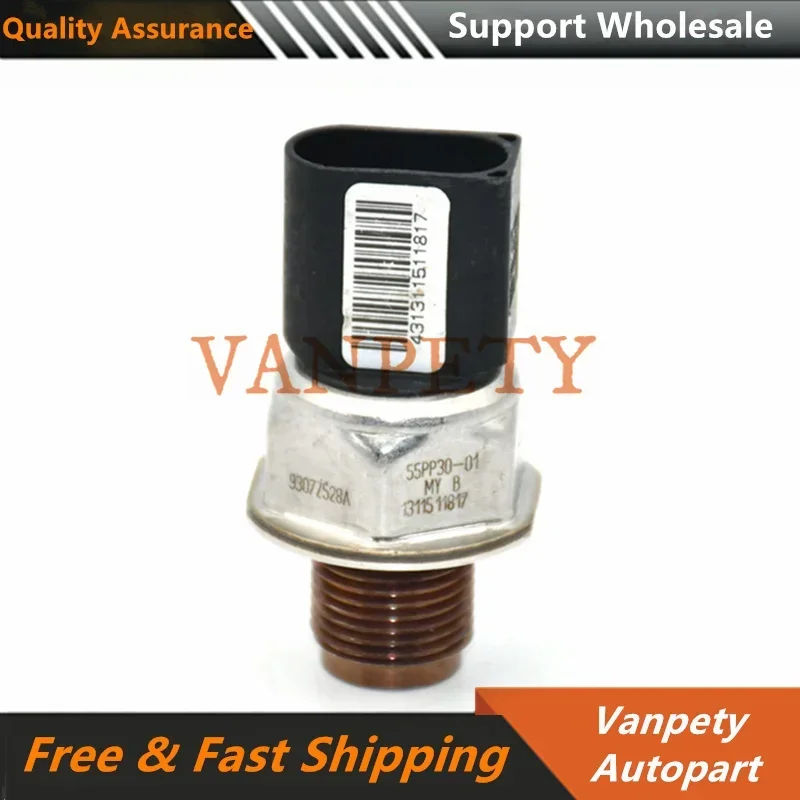 

1X New Diesel Fuel Rail Pressure Sensor CZUJNIK 55PP3001 9307Z528A 55PP30-01 For Hyundai Chevrolet Cruze 1215691369
