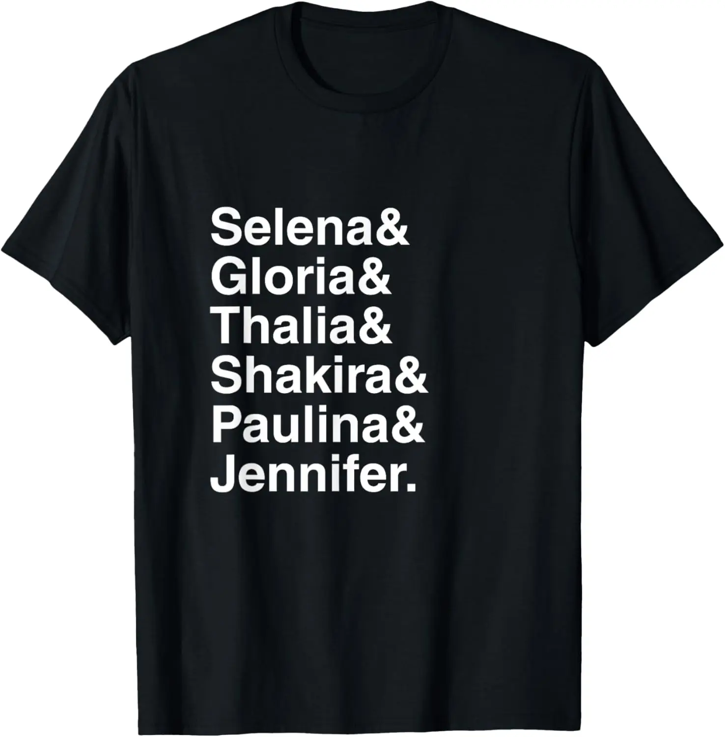 Top Latin Female Singers - Hispanic Latinx Pride T-Shirt