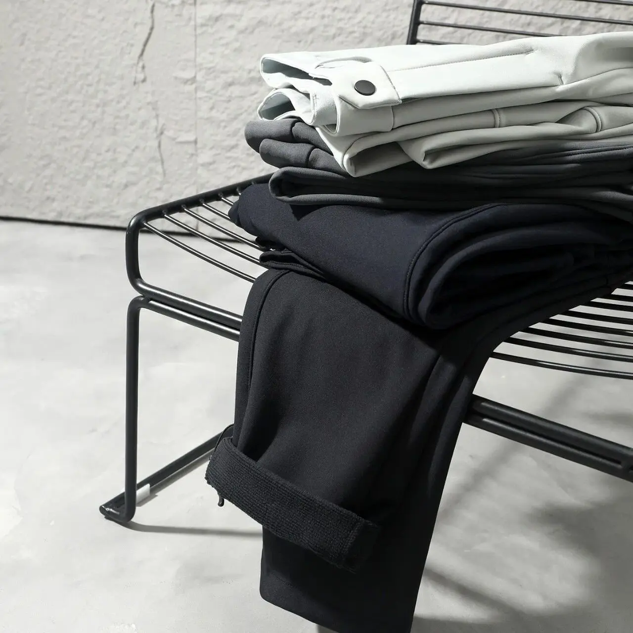 

Outdoor Men's Fce Lined Straight Leg Casual Pants Anti Wrinkle Waterproof 3D Tailoring Warm Autumn Winter Leisure Trousers