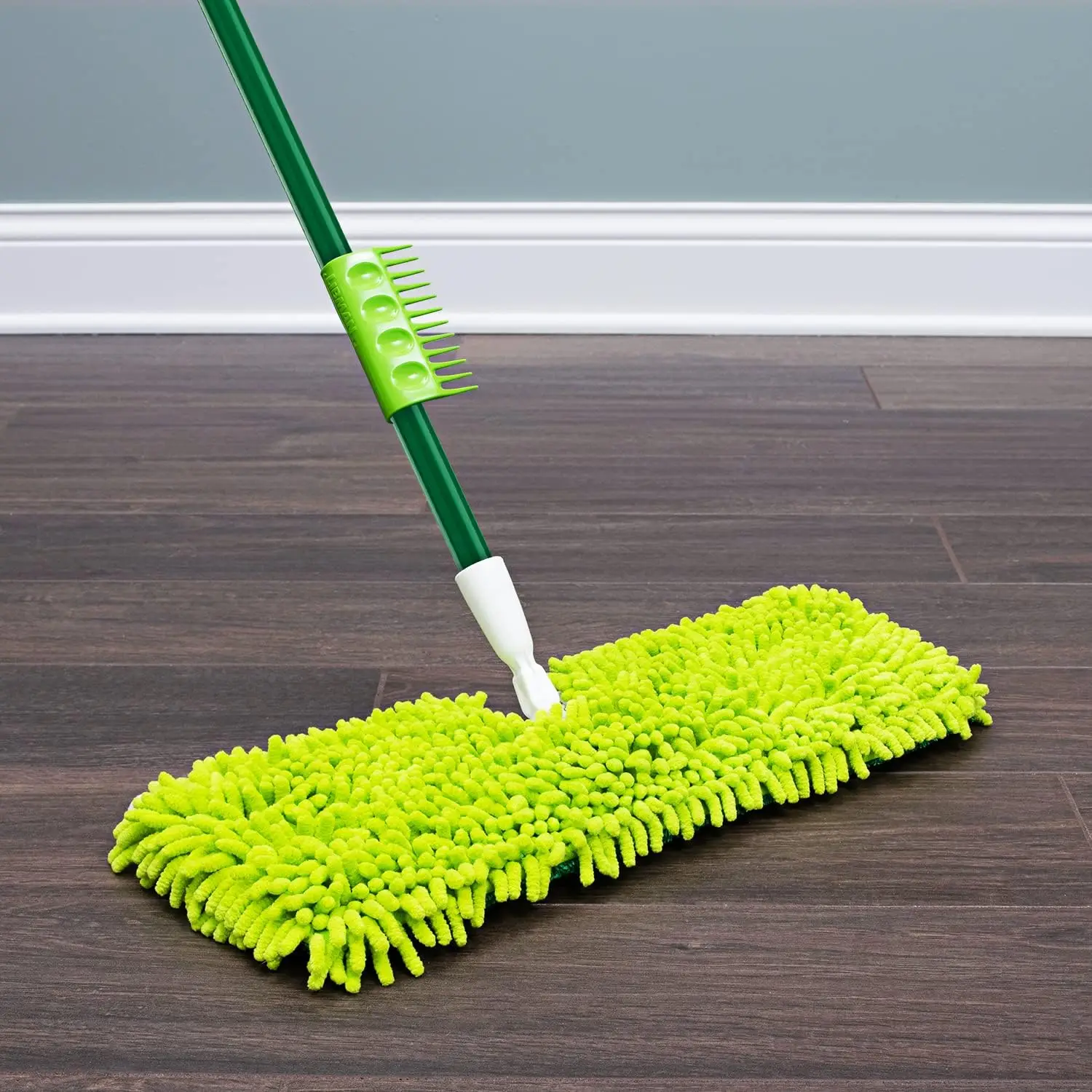 4-Pack Dual-Sided Microfiber Mop Refills for Easy Cleaning on All Floors