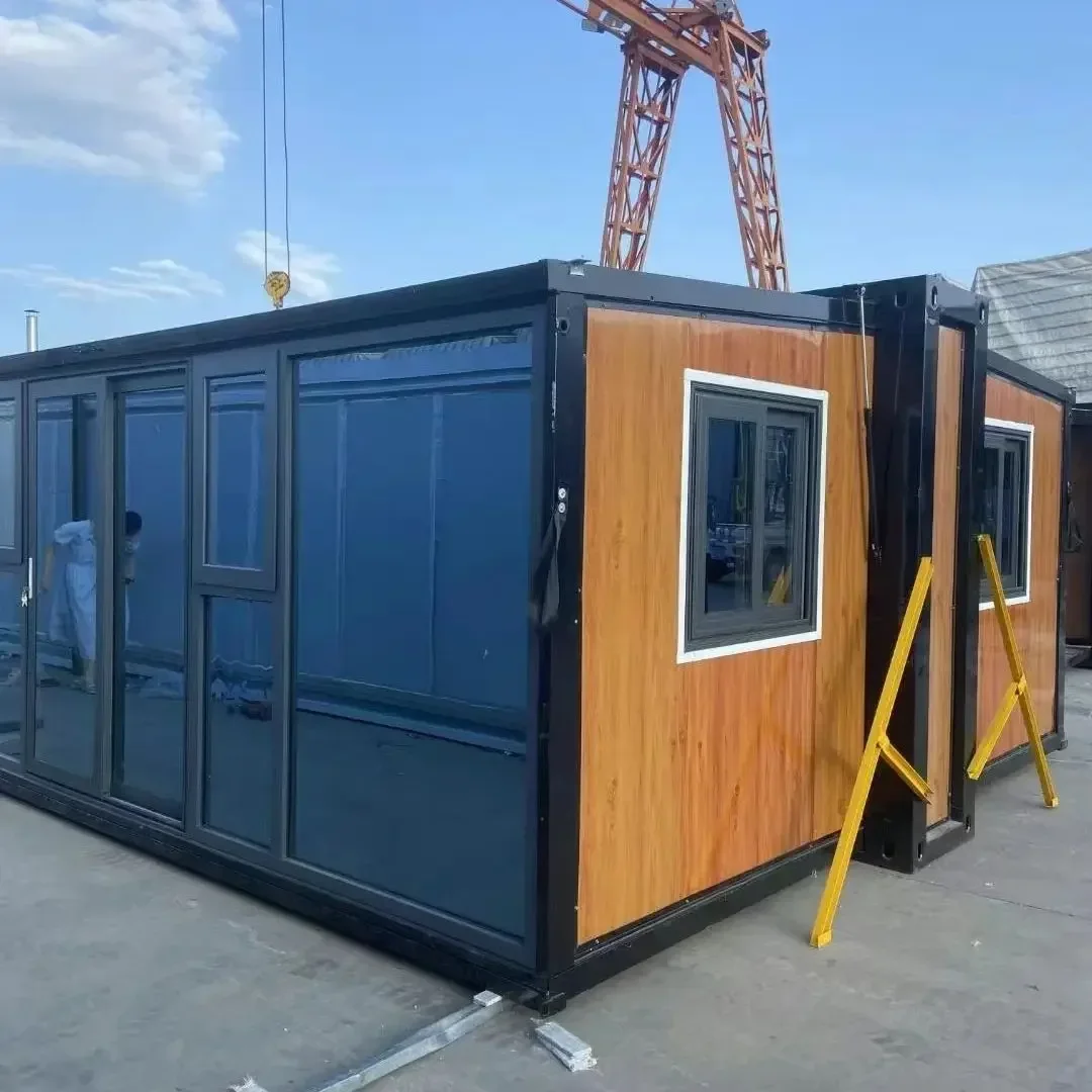 Foldable container steel structure modular house