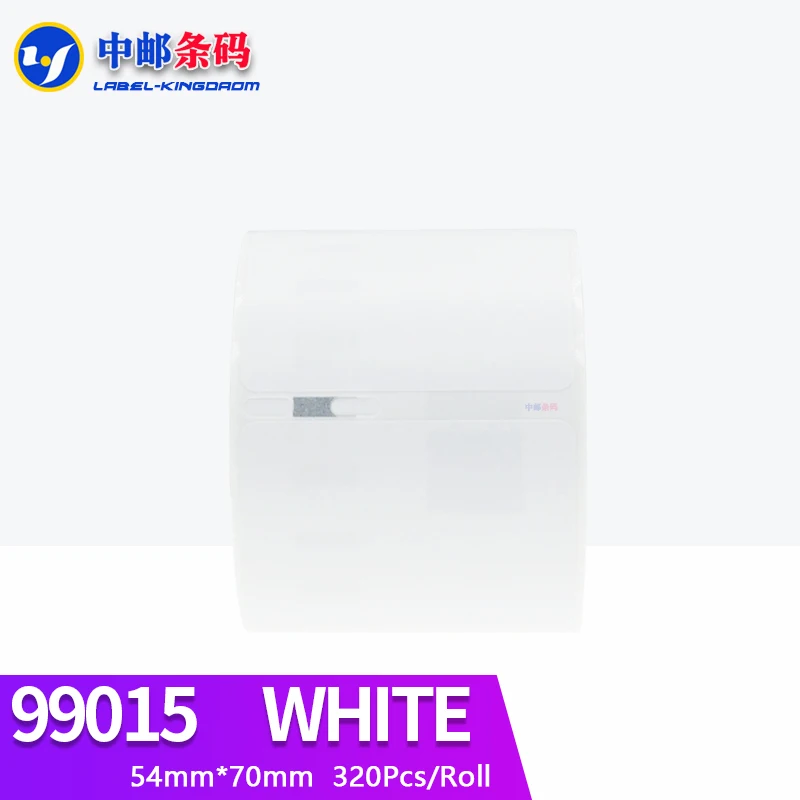 Imagem -04 - Genéricos Dymo Etiqueta Compatível para Labelwriter Impressora Térmica 99015 Branco 450turbo 4xl 54 Milímetros 70 Milímetros 320 Pcs 50 Rolos