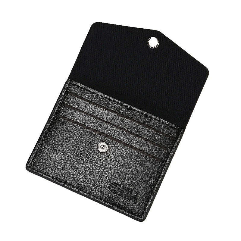 Men Women Multi Card Money Clip Short Wallet Fashion Portable PU Leather Male Ladies Wallet Clip