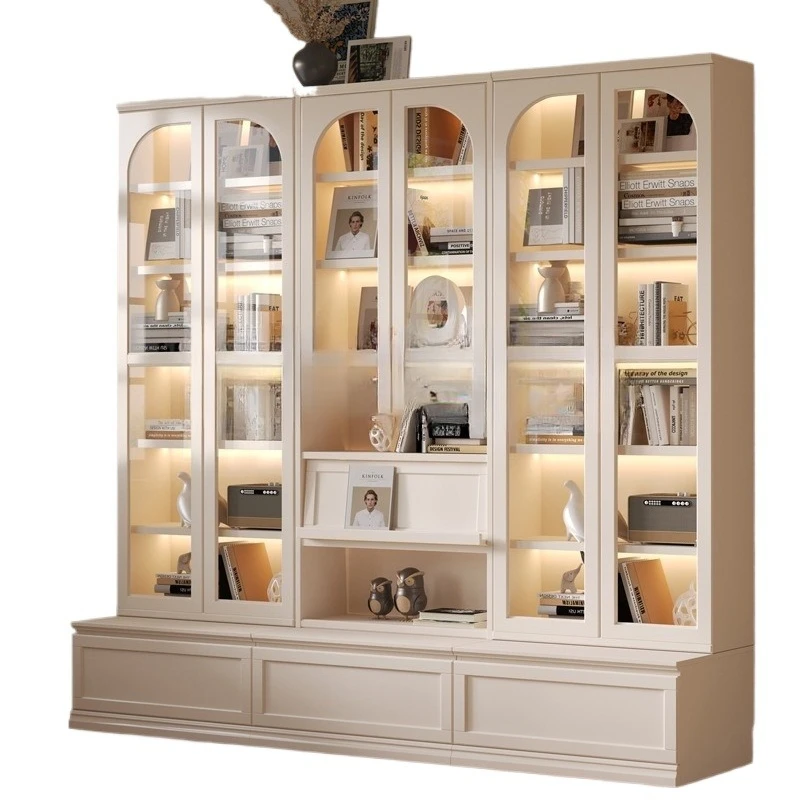 

Living room free combination, integrated whole wall, full wall with glass door display cabinet