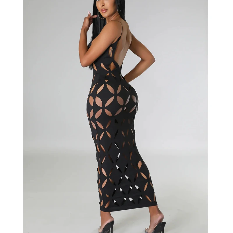 Fashion Hollow Out Maternity Photography Props Dress Sexy Slim Strap Dress Photo Shoot Dress For Women