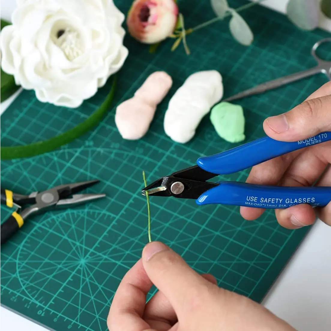 Universal Diagonal Pliers Electrical Wire Cable Cutters Cutting Side Snips Flush Pliers Carbon Steel Pliers Nipper Hand Tools