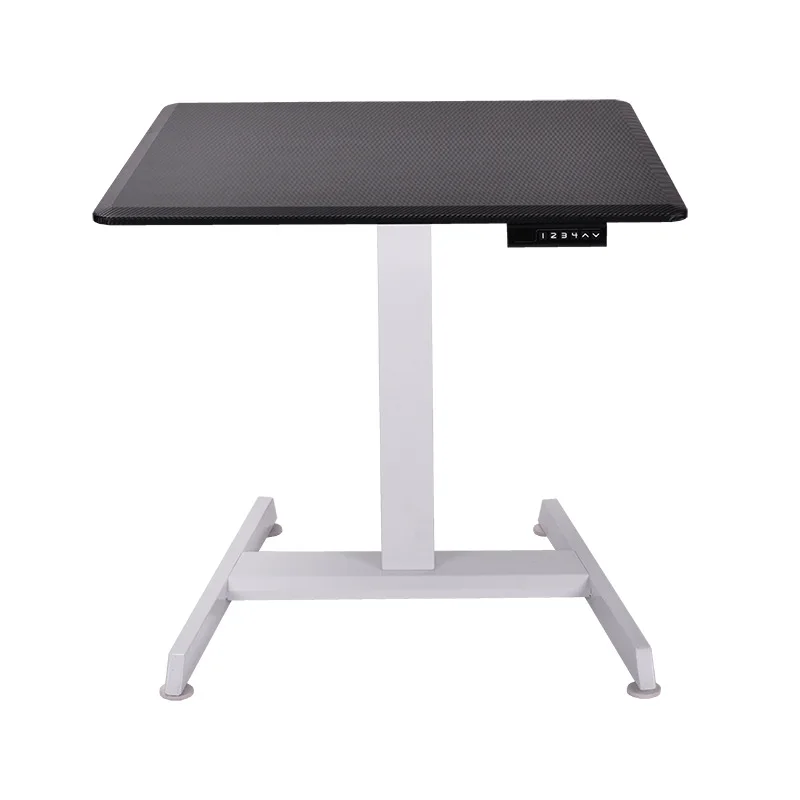 Single motor lifting table single column lifting flat tube office household computer desk lectern worktable electric