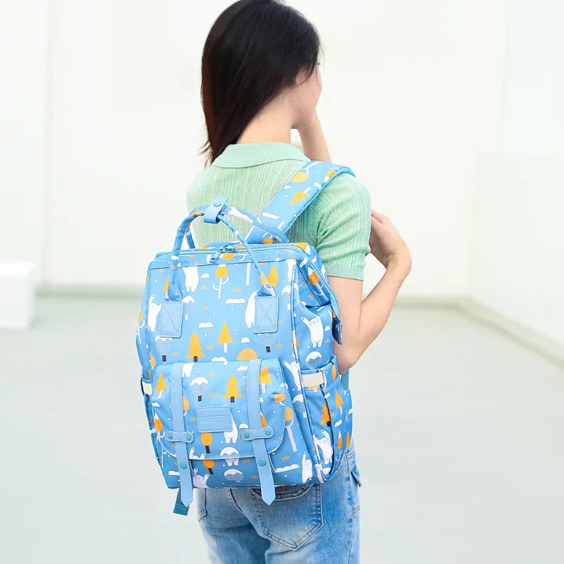

Baby Diaper Bags Mom Backpack Maternity Bag for Baby Large Capacity Mommy Bag Waterproof Travel Baby Stroller Bag Mother Kids
