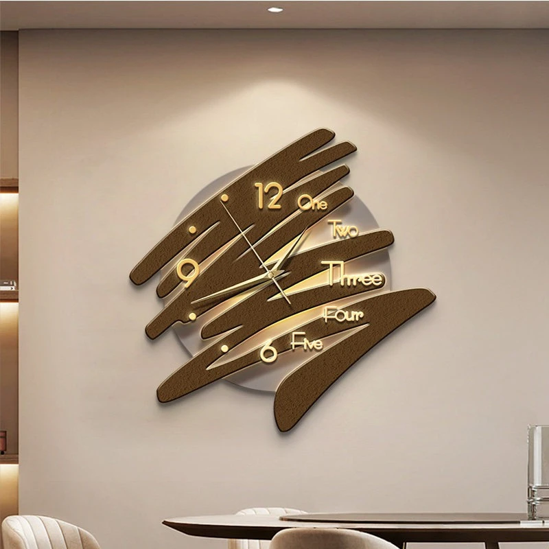 Modern Luxury Wall Clocks Xenomorph Design Creative Minimalist Clock Wall Nordic Minimalist Reloj De Pared Room Decorations
