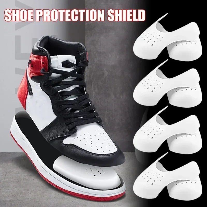 2/10Pcs Anti Crease Shoe Head Protector Women Men White Wrinkled Fold Shoe Support Daily Sport Shoes Breathable Crease Protector image 6